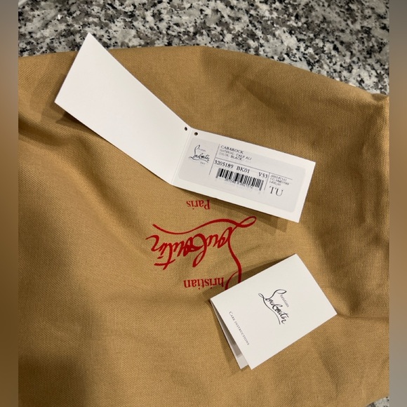 Christian Louboutin Cabarock Croc-effect glossed leather Tote handbag - Picture 12 of 14